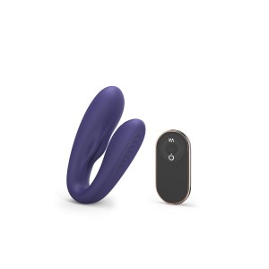 Love To Love Match Up Couple Vibrator With Remote Control Indigo