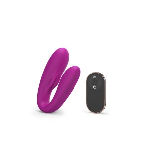 Love To Love Match Up Couple Vibrator With Remote Control Pink