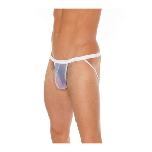 Amorable By Rimba Transparent Jockstrap One Size White