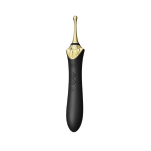 Zalo Bess 2 Heating Clitoral Massager With 4 Attachments Black