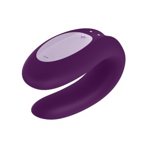 Satisfyer Double Joy Purple  / Incl. Bluetooth And App