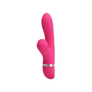 Pretty Love Willow Rabbit Vibrator With Sucking Function Pink