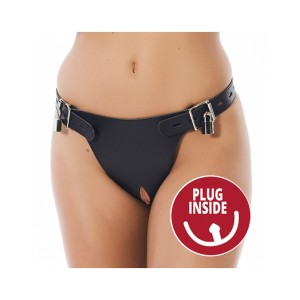Rimba Chastity Briefs With Padlocks And Plug Inside