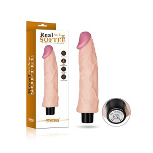 Lovetoy Vibrating Real Softee 8 / 20 Cm Realistische Vibrerende Dildo Nude