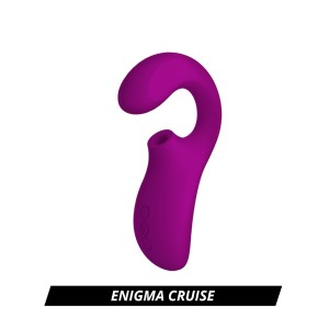 Lelo Enigma Cruise Dual Stimulation Sonic Massager Deep Rose