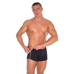 Amorable By Rimba Boxer Shorts With 2 Zippers One Size Black