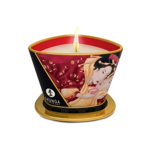 Shunga Massage Candle Sparkling Strawberry Wine 170 Ml