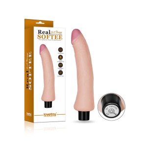 Lovetoy Vibrating Real Softee 9 / 23 Cm Realistische Vibrerende Dildo Nude