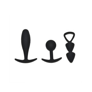Rimba Toys Basel Set Of Butt Plugs Size S Black