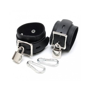 Rimba Foot Cuffs With Padlocks And 2 Carabine Hooks
