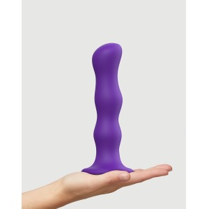 Strap-on-me Geisha Balls Dildo With Rotating Balls Size Xl Purple