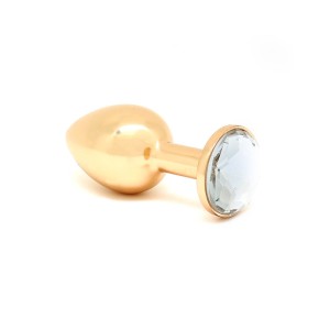 Rimba Gold Butt Plug Small With Cristal (unisex)