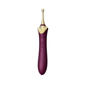 Zalo Bess 2 Heating Clitoral Massager With 4 Attachments Purple
