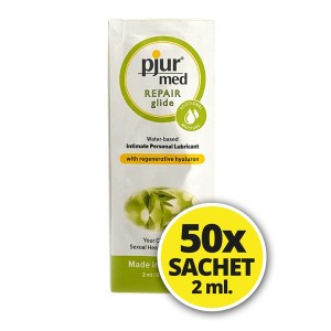 Pjur Med Repair Glide Water-based Lubricant 50 Sachets Of 2 Ml