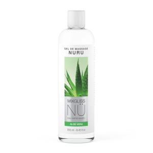 Mixgliss Nu Aloe Vera 2-in-1 Massage Gel And Water-based Lubricant 250 Ml