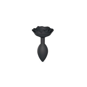 Love To Love Open Roses Size L Butt Plug Black
