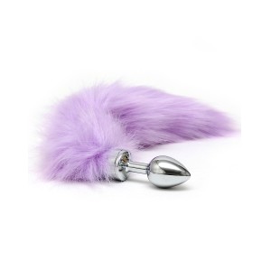 Rimba Butt Plug Small With Lilac Tail (unisex)