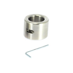 Rimba Bondage Play Stainless Steel Ballstretcher With Allen Key (height 4 Cm)