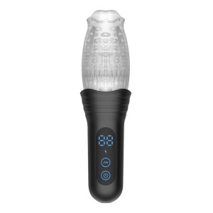 Rimba Toys – Orgastobator 02 – Male Masturbator – Black & Transparent