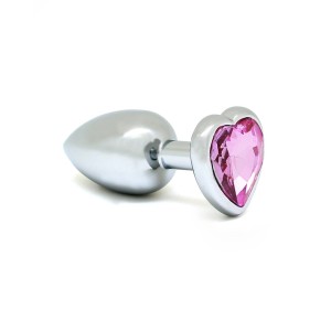 Rimba Butt Plug Small With Heartshaped Cristal (unisex)