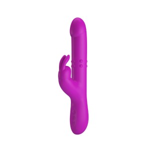 Pretty Love Reese Thrusting Rabbit Vibrator Pink