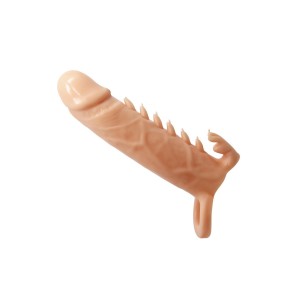 Pretty Love Emmitt Penis Sleeve With Ribbed Design Nude