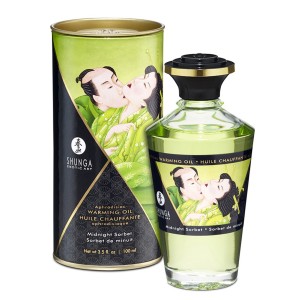 Shunga Warming Oil Midnight Sorbet 100 Ml