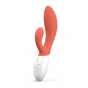 Lelo Ina 3 Rabbit Vibrator Coral