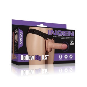 Lovetoy Strap-on Harness Met Dildo 8.5 / 21.5 Cm Nude
