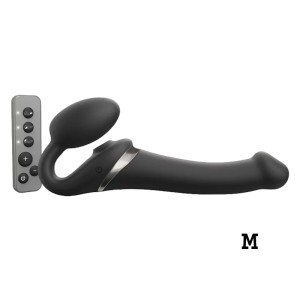 Multi Orgasm Bendable Strap-on M Black