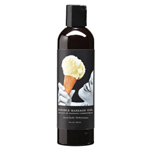 Edible Massage Oil Vanilla  8 Fl Oz / 237 Ml