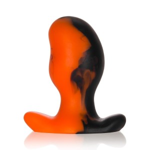 Ergo, Buttplug Black Orange Swirl X-large
