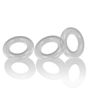 Willy Rings, 3-pack Cockrings Clear