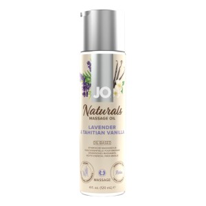 Jo Naturals Lavender & Vanilla Massage 4 Floz / 120 Ml
