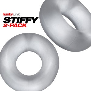 Stiffy 2-pack Bulge Cockrings Clear Ice