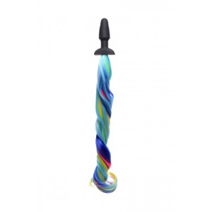 Xr Tz Rainbow Pony Tail Anal Plug