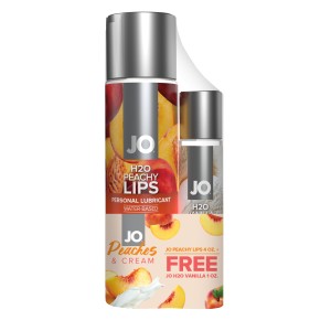 Jo Peaches & Cream Jo Peachy Lips 4 Fl.oz. + Gwp Jo H2o Vanilla 1 Fl.oz