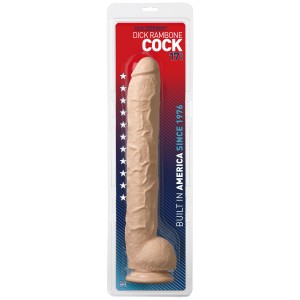Dick Rambone Cock 17 Inch White