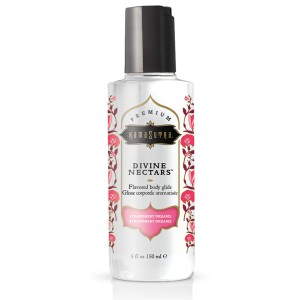 Divine Nectars Flavored Body Glide Strawberry Dreams 5 Fl Oz