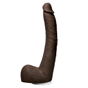 Doc Johnson Signature Cocks Isiah Maxwell 10 Inch Ultraskyn Cock With Removable Vac-u-lock Suction Cup Chocolate