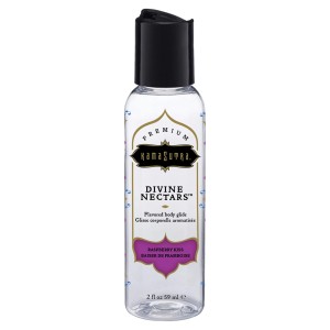 Divine Nectars Flavored Body Glide Raspberry Kiss 2 Fl Oz
