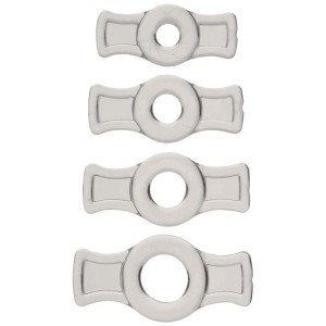 Doc Johnson Titanmen Cock Ring Set Clear