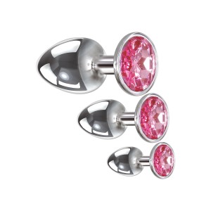 Adam & Eve Pink Gem Anal Plug Set