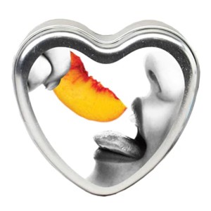 Edible Massage Candle Peach 4 Oz / 113 G