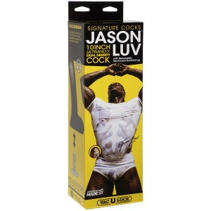 Jason Luv — 10 Inch Ultraskyn Cock — Chocolate
