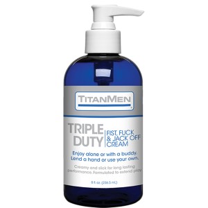 Doc Johnson Titanmen Triple Duty Fist, Fuck & Jack Off Cream