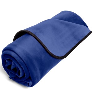 Fascinator Throw Royal Blue Microvelvet Mini