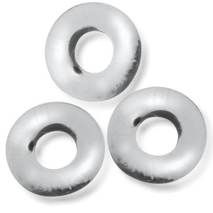 Oxballs Fat Willy, 3-pack Jumbo Cockrings Clear