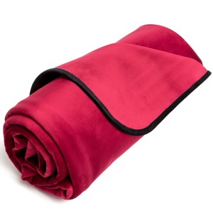 Fascinator Throw Merlot Microvelvet Regular Size