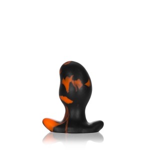 Ergo, Buttplug Black Orange Swirl Small